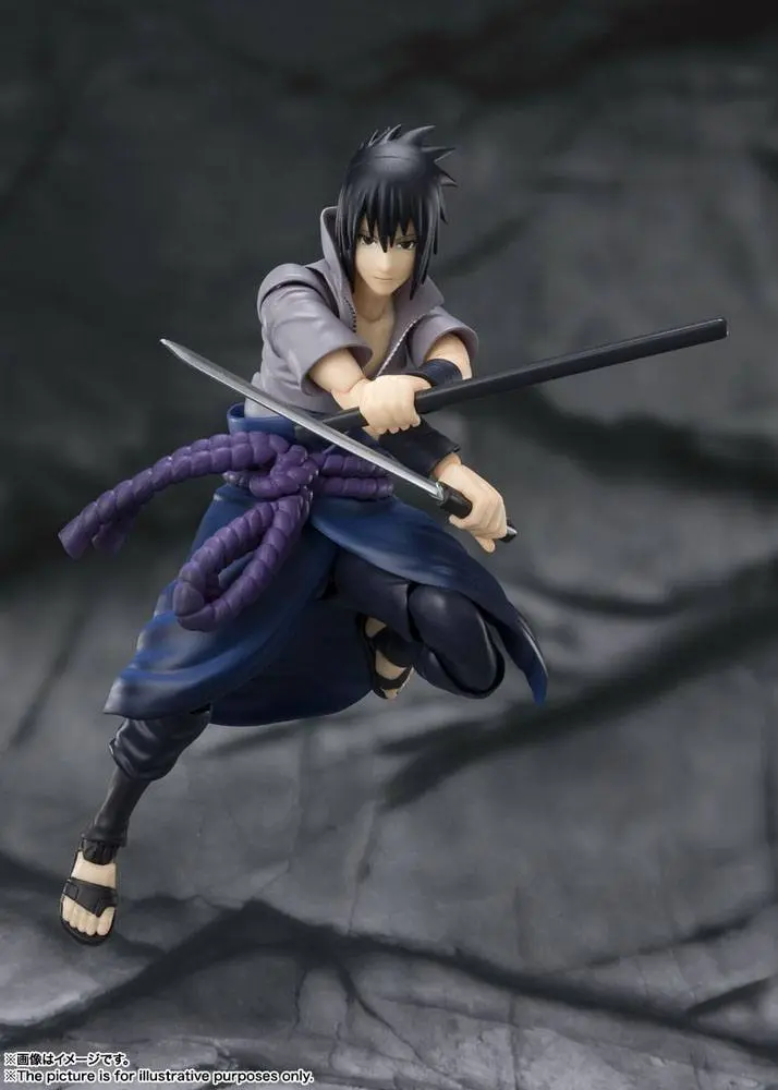 Naruto Shippuden S.H. Figuarts akčná figúrka Sasuke Uchiha -He who bears all Hatred- 15 cm termékfotó