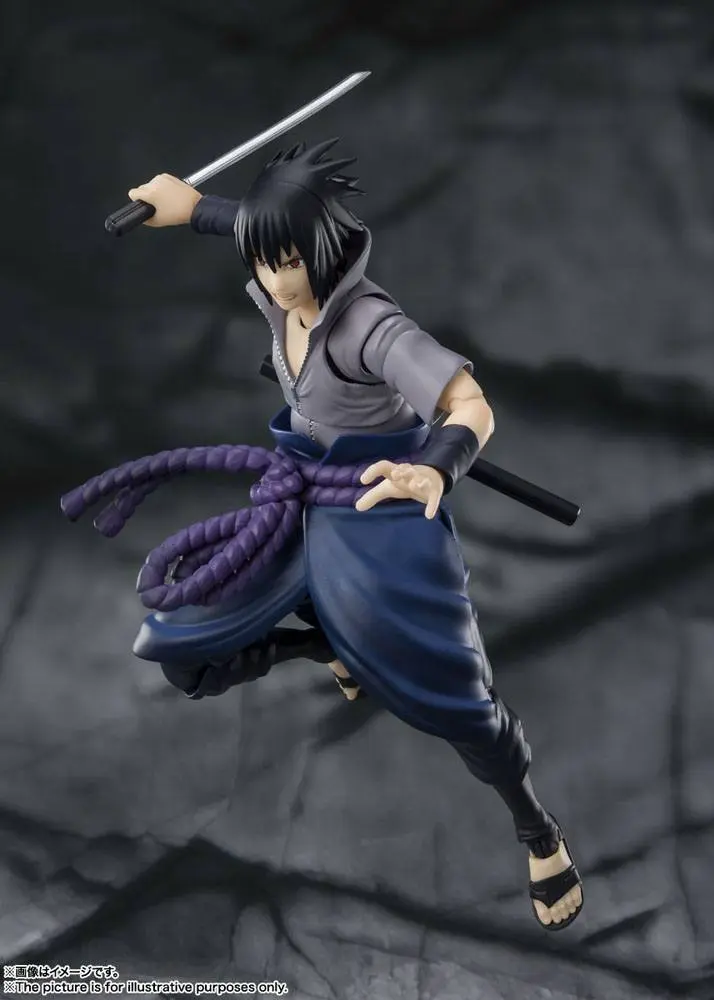 Naruto Shippuden S.H. Figuarts akčná figúrka Sasuke Uchiha -He who bears all Hatred- 15 cm termékfotó