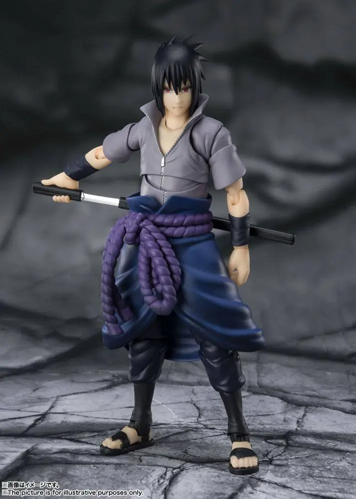 Naruto Shippuden S.H. Figuarts akčná figúrka Sasuke Uchiha -He who bears all Hatred- 15 cm termékfotó