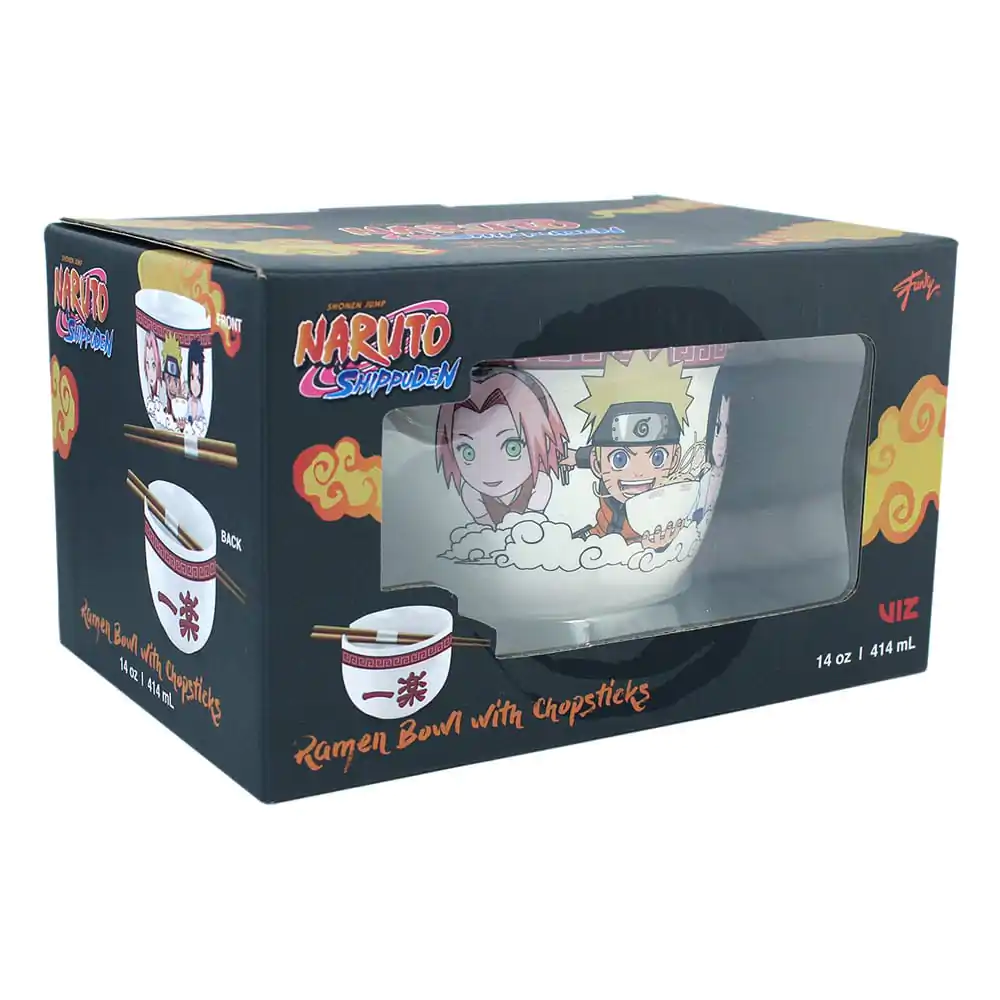 Naruto Shippuden Ramenová miska s paličkami Team Seven 414 ml produktová fotografia