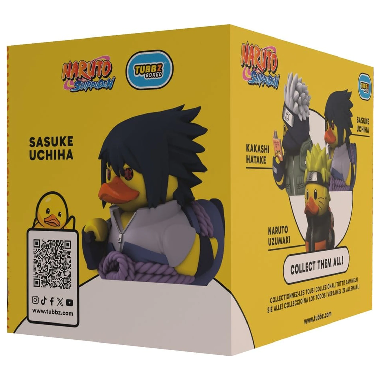 Naruto Shippuden Tubbz PVC figúrka Sasuke Uchiha Boxed Edition 10 cm produktová fotografia