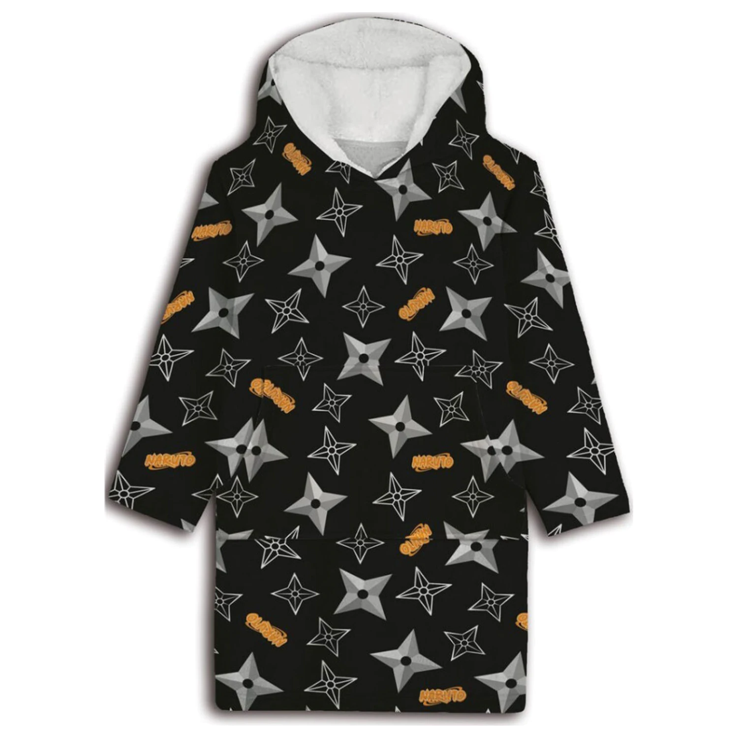 Naruto Shuriken nositeľná plyšová fleecová deka, pončo 7-14 rokov produktová fotografia
