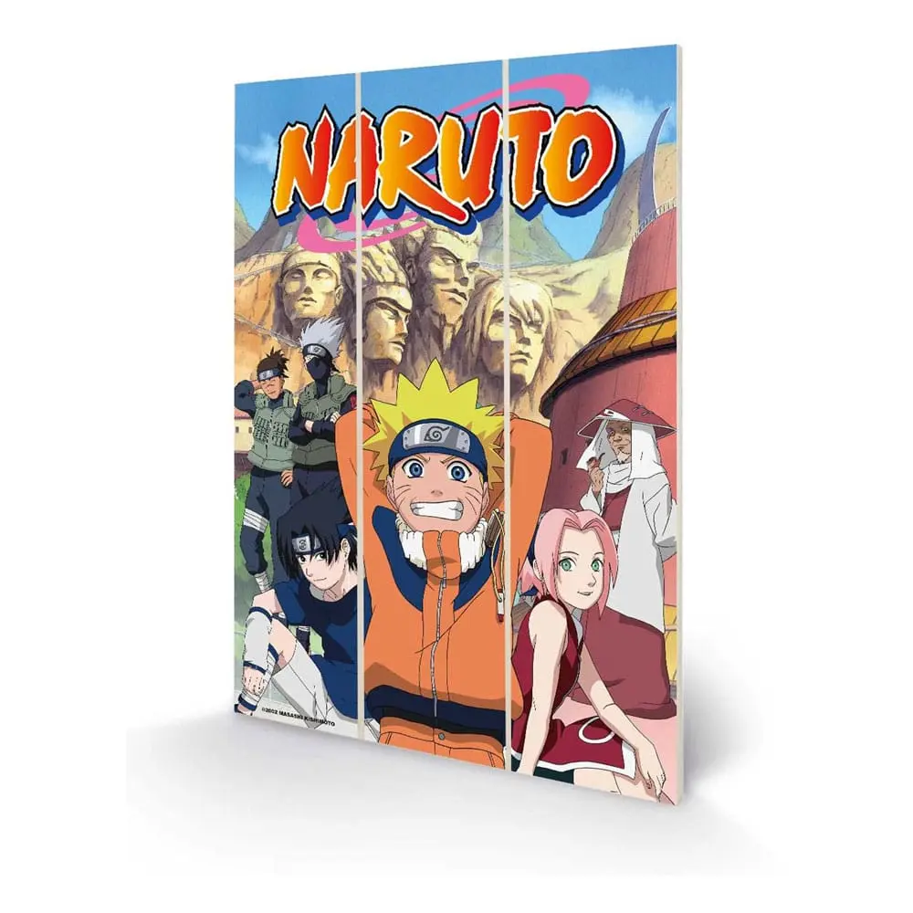 Naruto Drevené Nástenné Umenie The Hidden Leaf Village 20 x 30 cm produktová fotografia