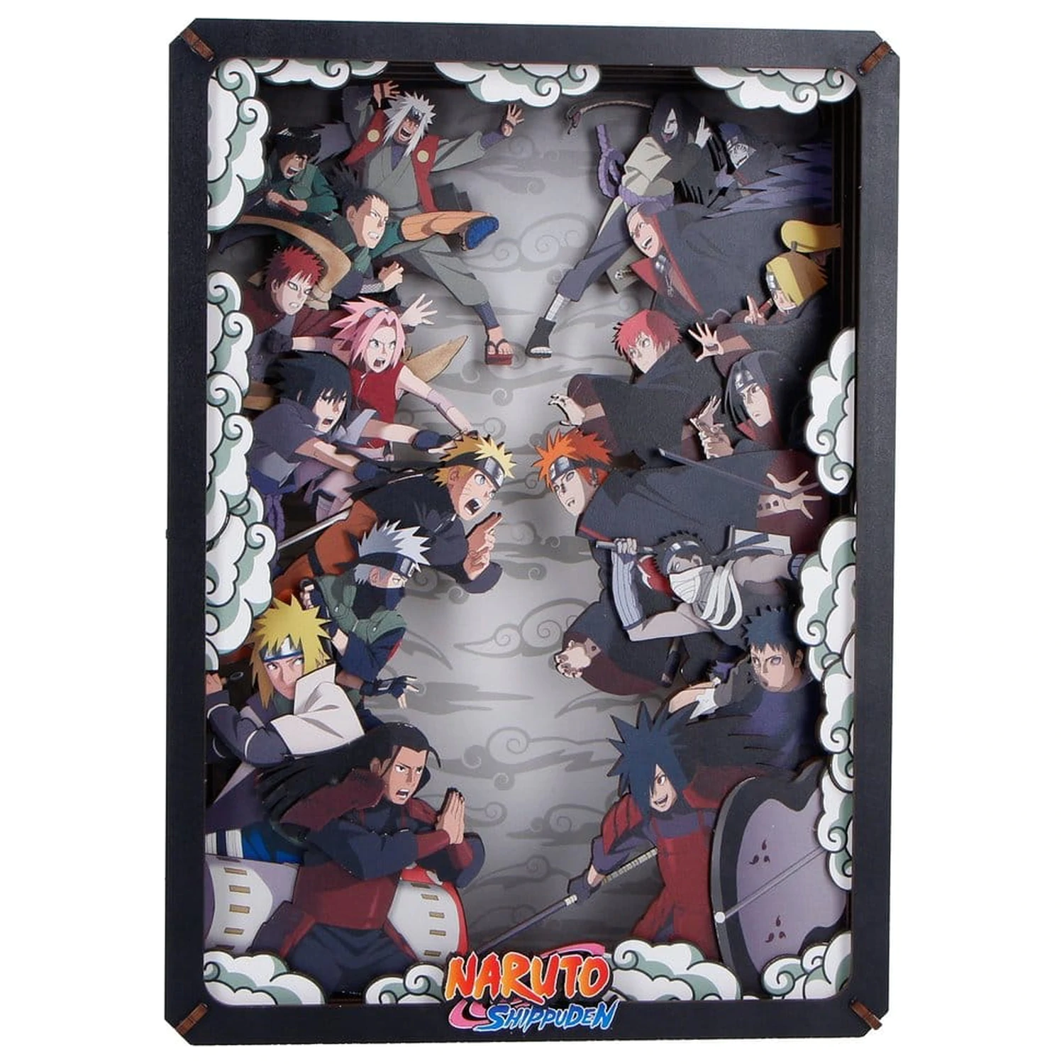 Naruto Model Kit Wooden Theatre Combat (veľký) 26 cm produktová fotografia