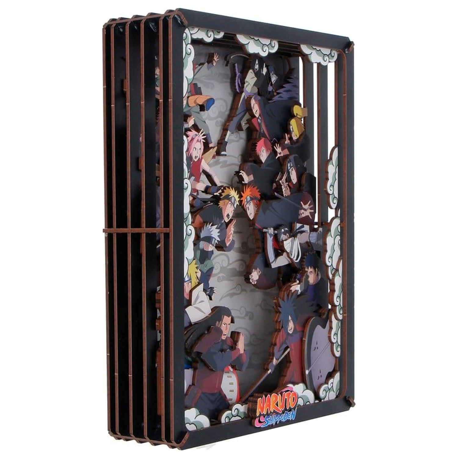 Naruto Model Kit Wooden Theatre Combat (veľký) 26 cm produktová fotografia
