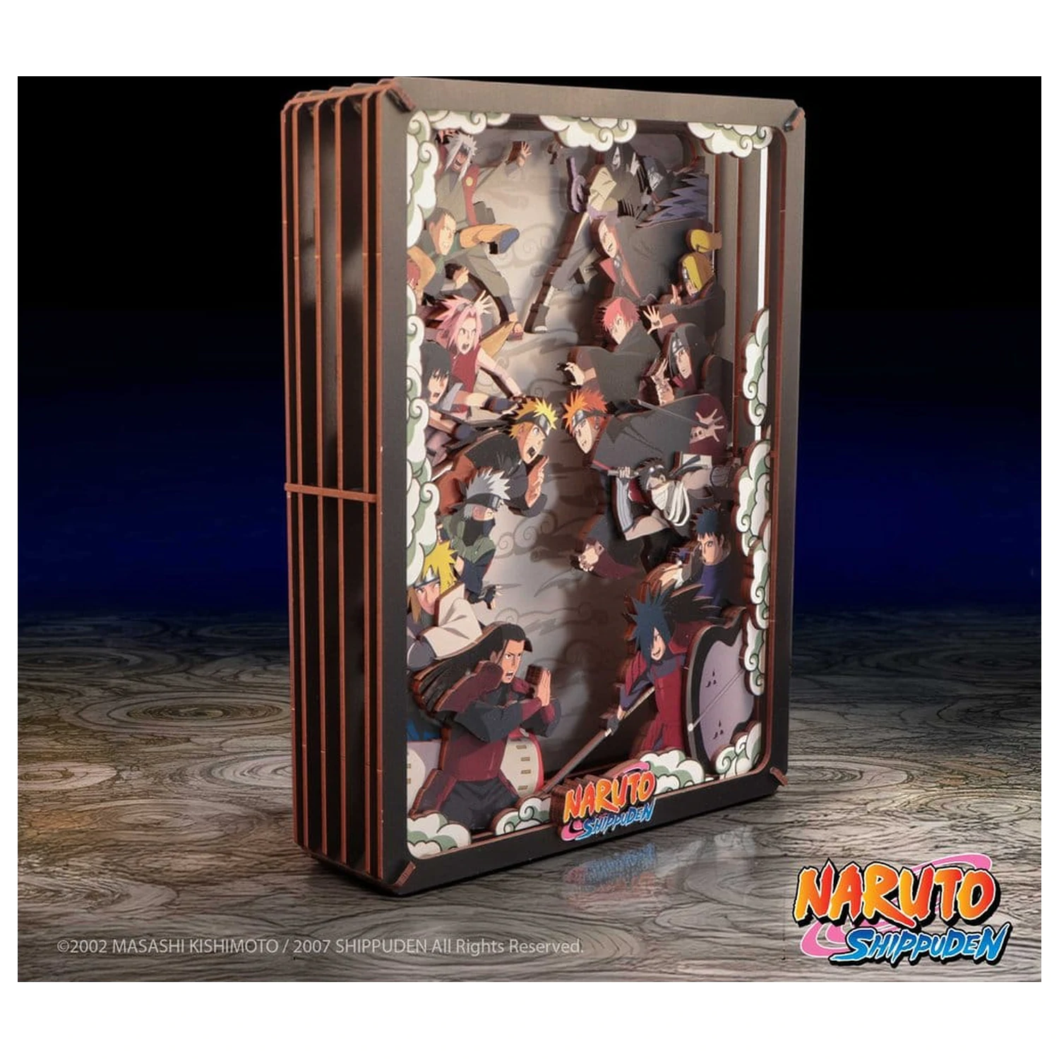 Naruto Model Kit Wooden Theatre Combat (veľký) 26 cm produktová fotografia