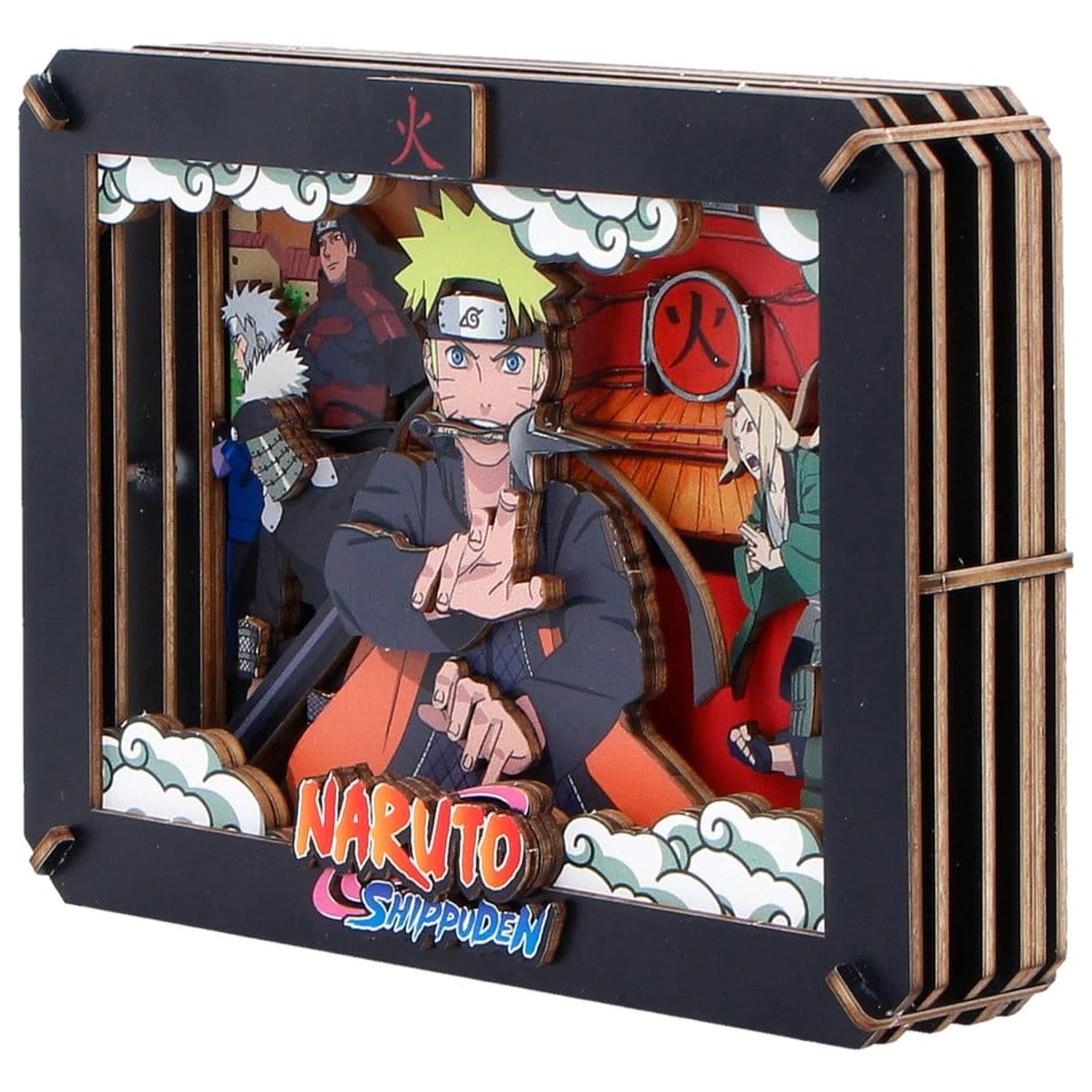 Naruto modelová súprava Drevené divadlo Hokage (stredné) 10 cm produktová fotografia