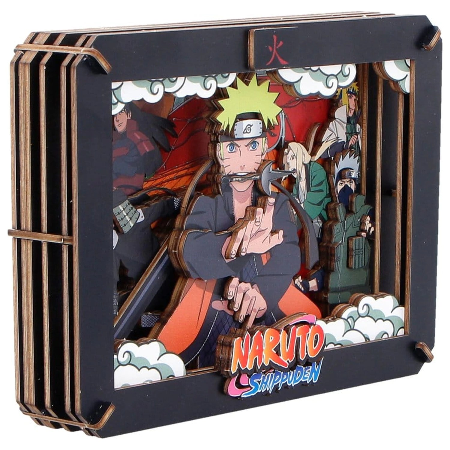 Naruto modelová súprava Drevené divadlo Hokage (stredné) 10 cm produktová fotografia