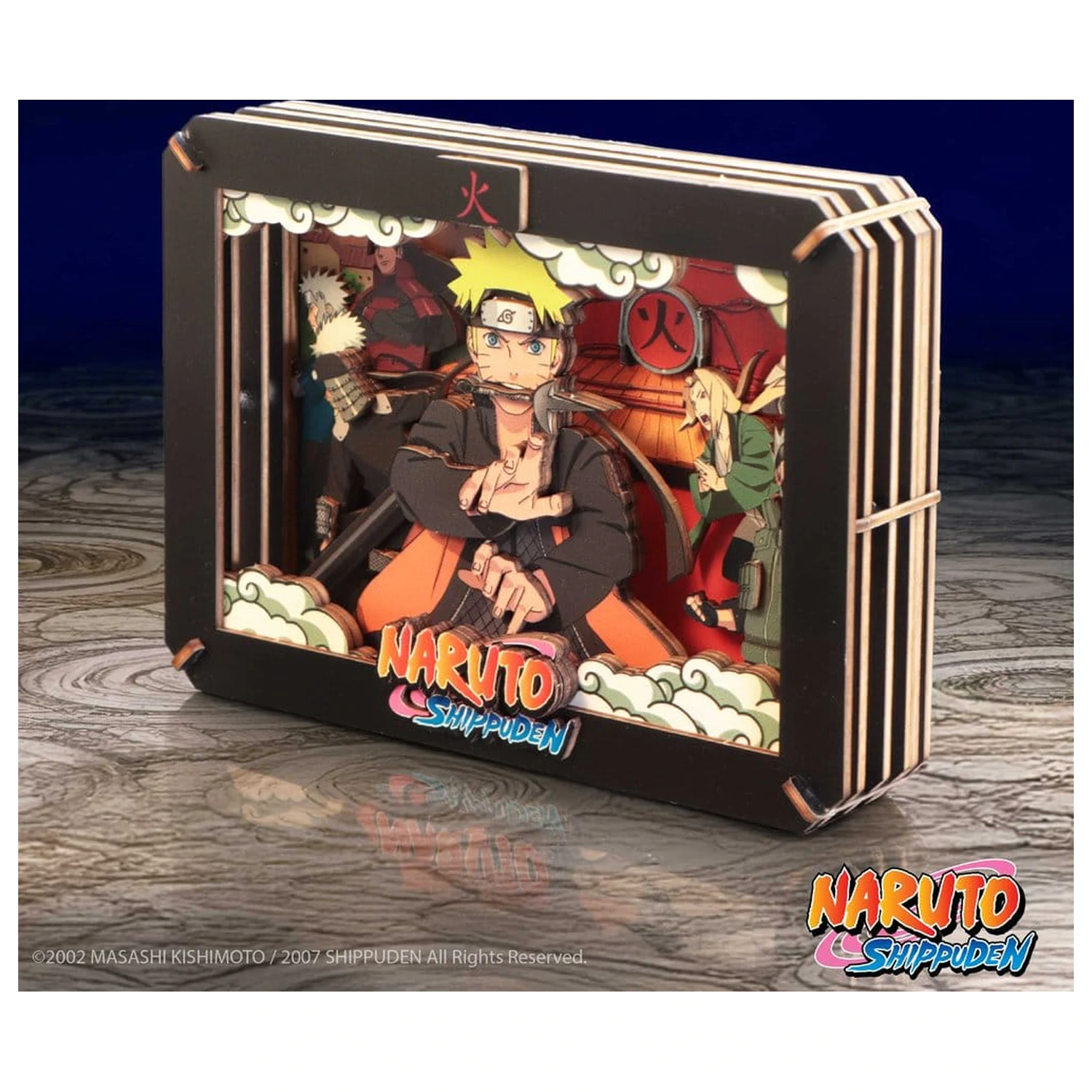 Naruto modelová súprava Drevené divadlo Hokage (stredné) 10 cm produktová fotografia