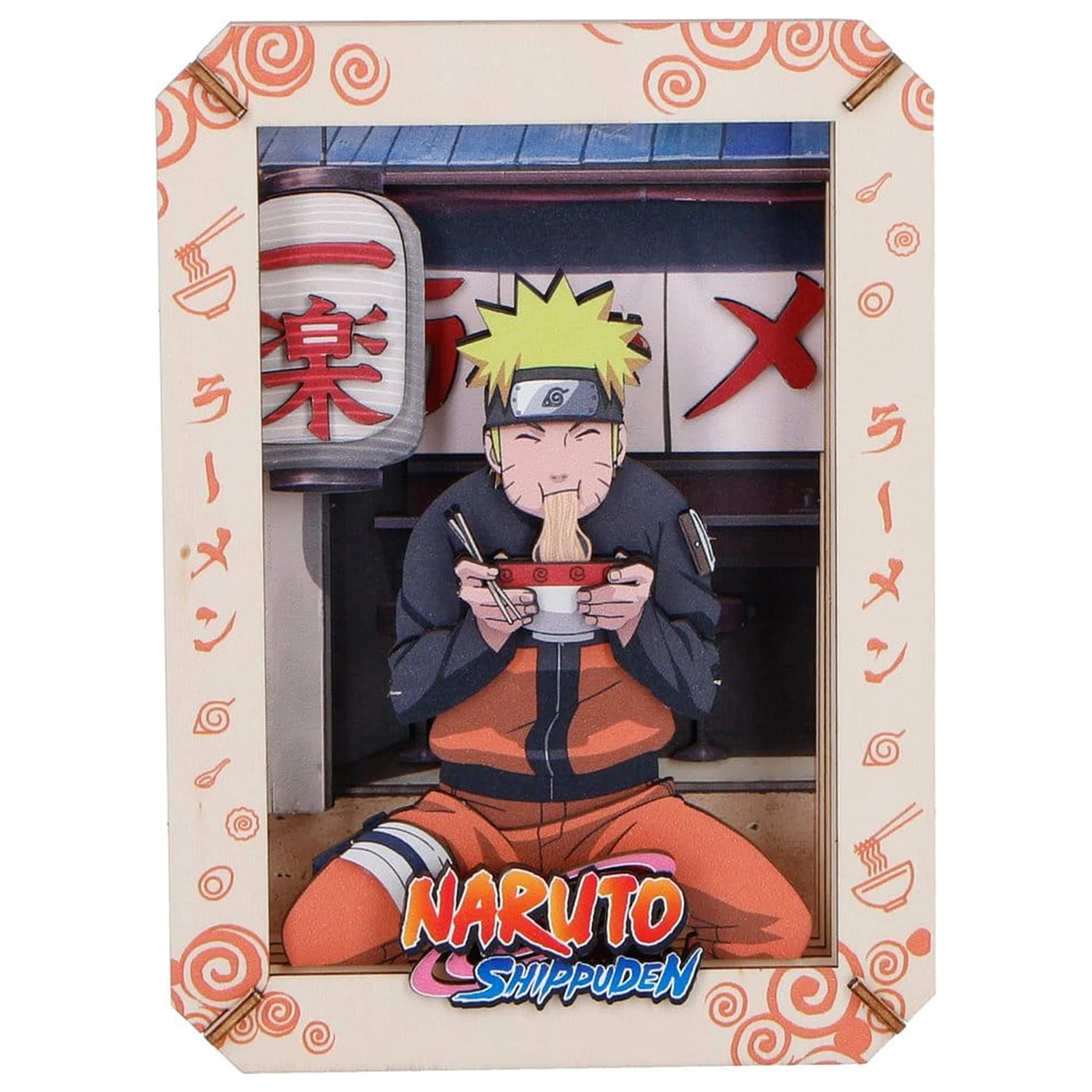 Naruto modelová súprava Drevené divadlo Ramen (stredné) 14 cm produktová fotografia
