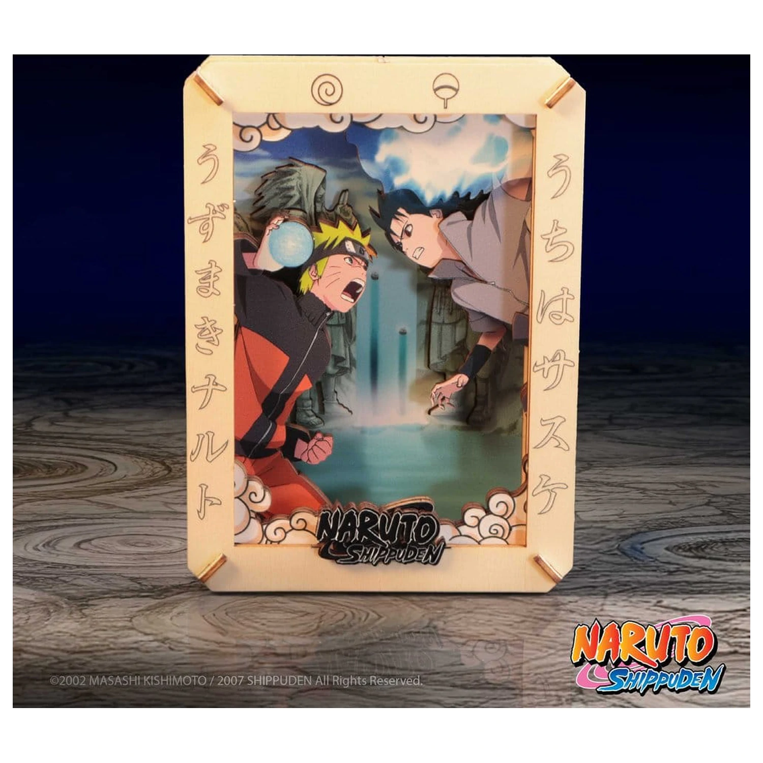 Naruto Model Kit Wooden Theatre The Final Valley (stredný) 14 cm produktová fotografia