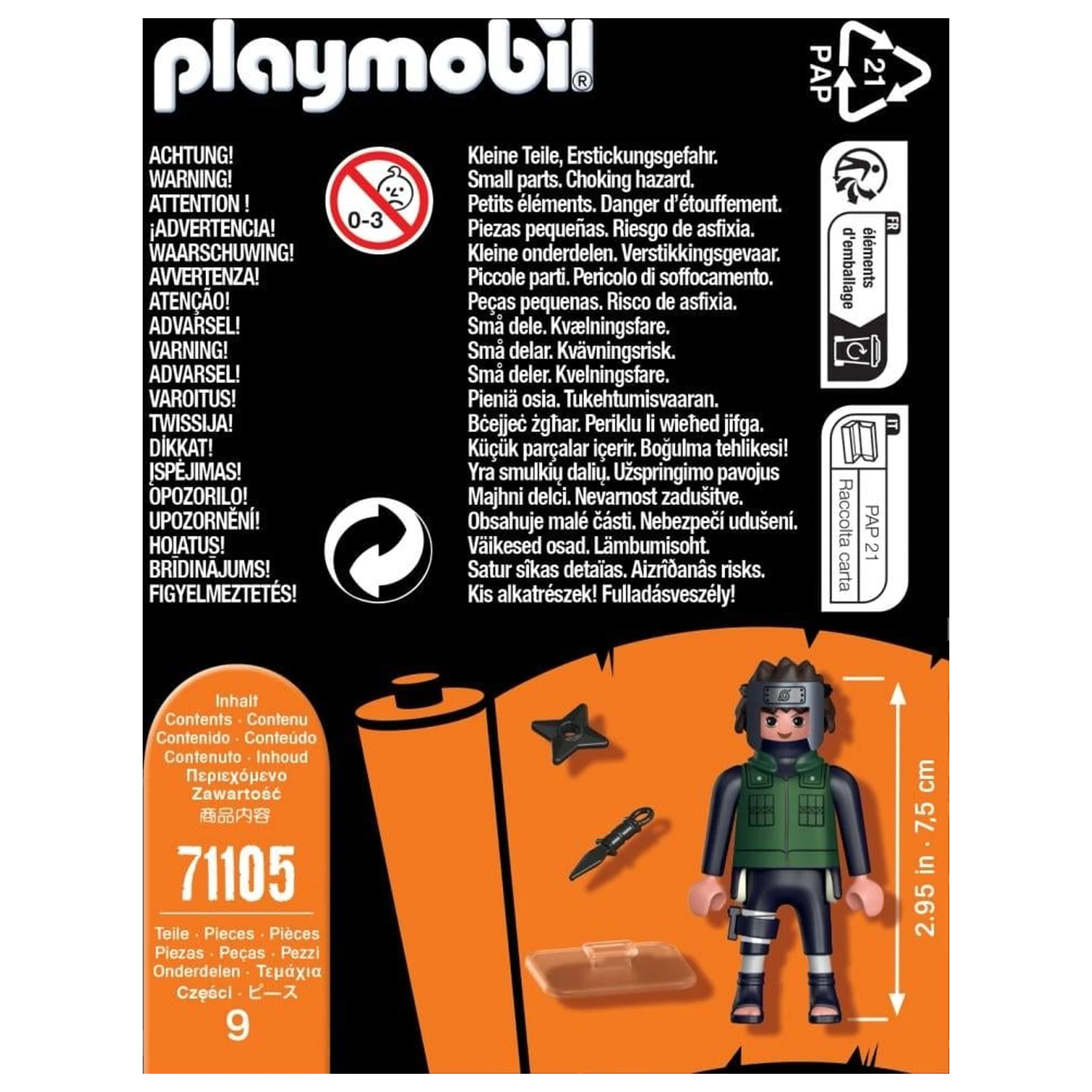 Naruto Yamato Playmobil figúrka produktová fotografia