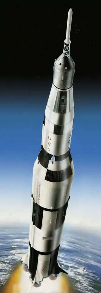 Modelárska stavebnica NASA Darčeková sada 1/96 Apollo 11 Saturn V raketa 114 cm produktová fotografia