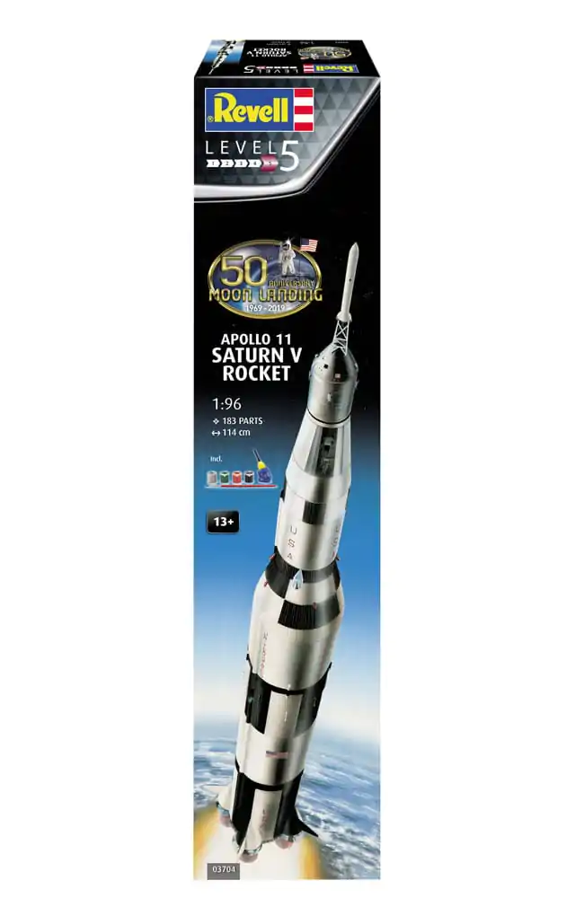Modelárska stavebnica NASA Darčeková sada 1/96 Apollo 11 Saturn V raketa 114 cm produktová fotografia