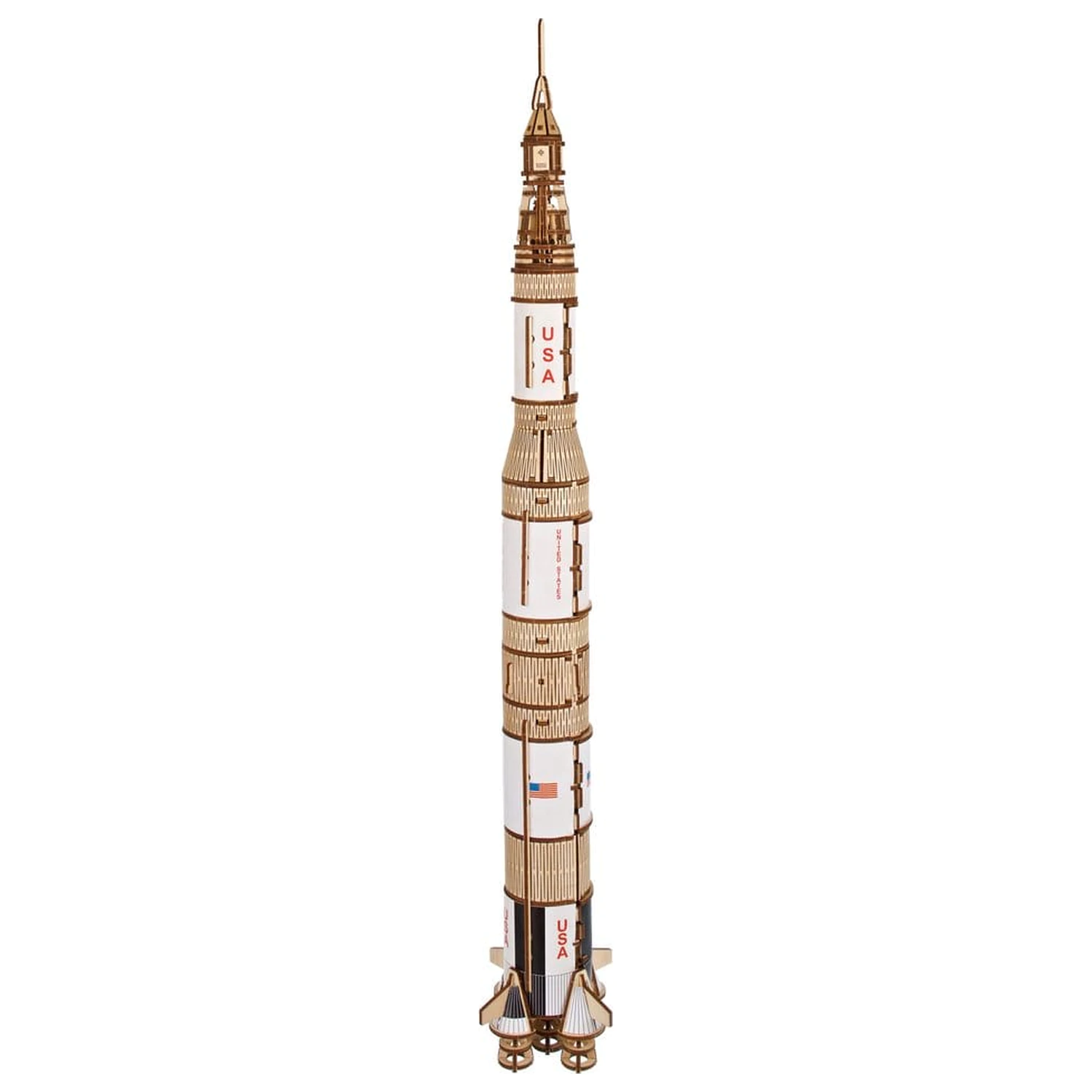 NASA 3D Drevené puzzle Saturn V produktová fotografia