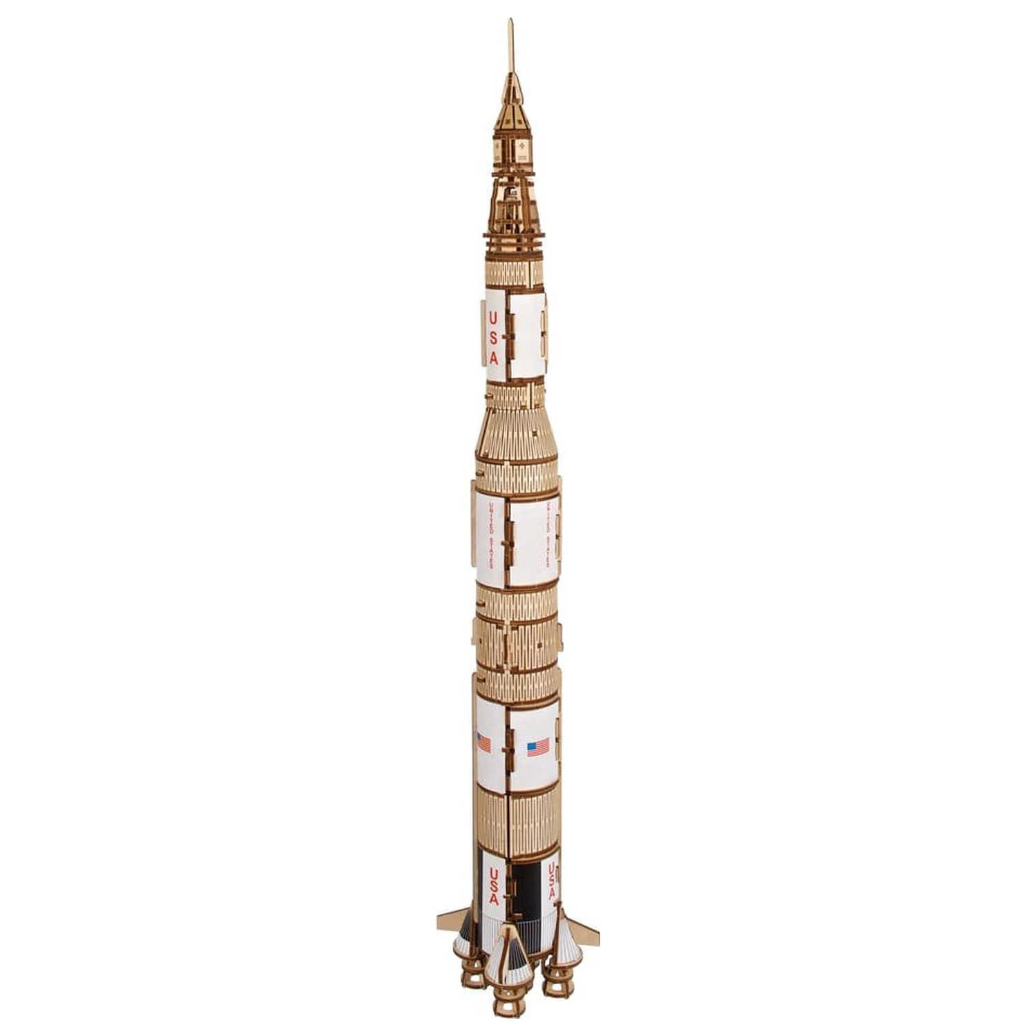 NASA 3D Drevené puzzle Saturn V produktová fotografia