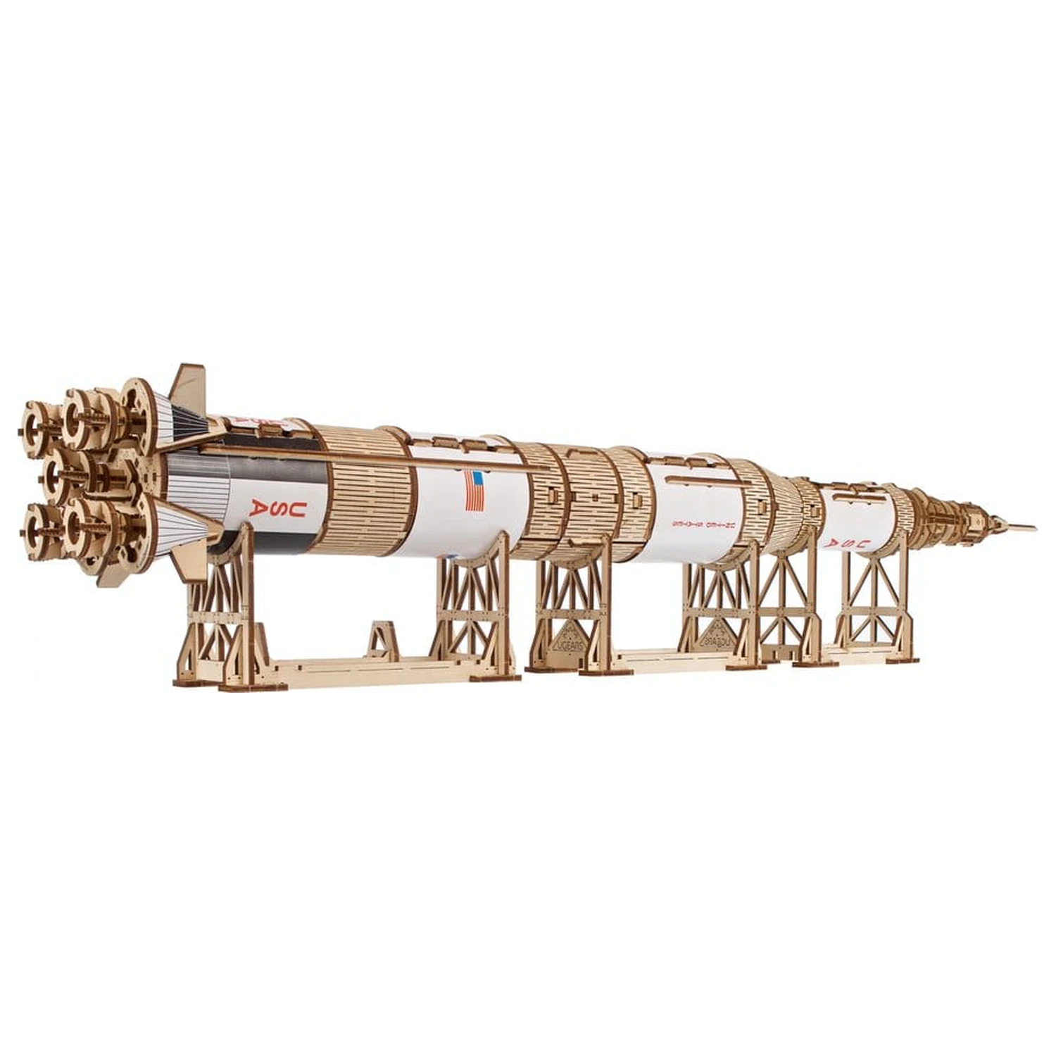 NASA 3D Drevené puzzle Saturn V produktová fotografia