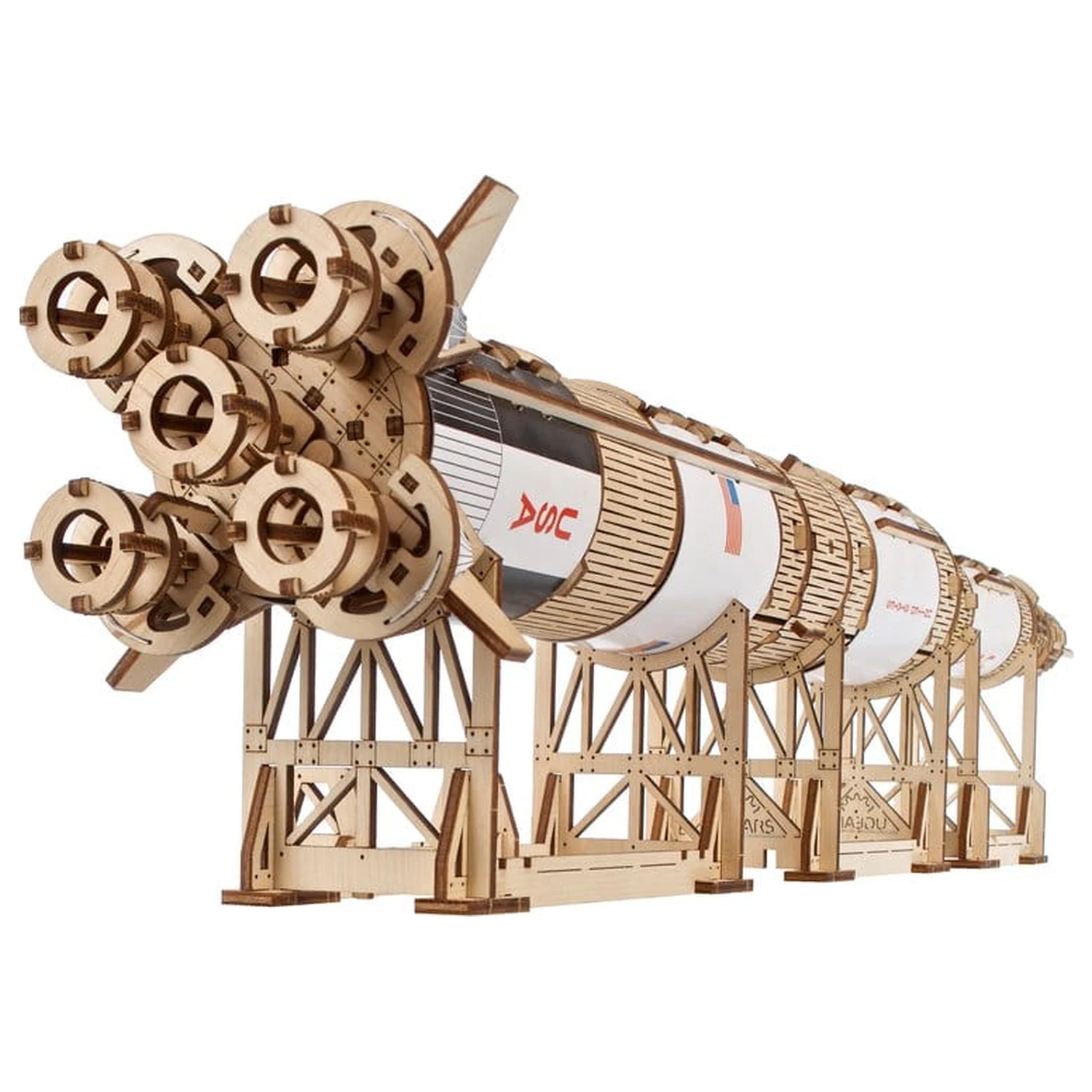 NASA 3D Drevené puzzle Saturn V produktová fotografia