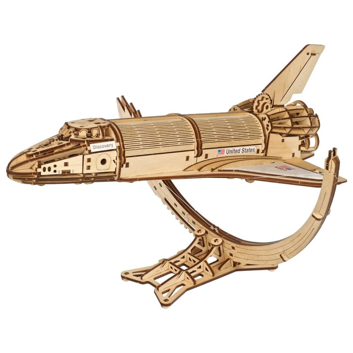 NASA 3D Drevené Puzzle Space Shuttle Discovery produktová fotografia
