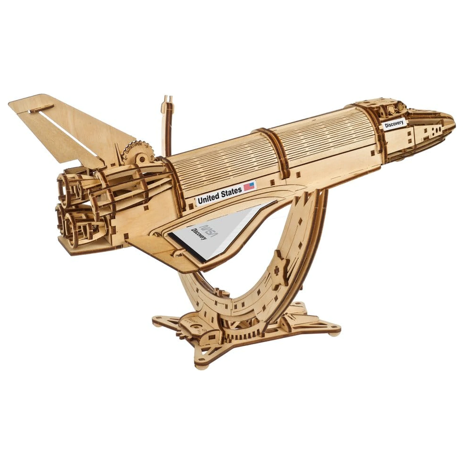 NASA 3D Drevené Puzzle Space Shuttle Discovery produktová fotografia