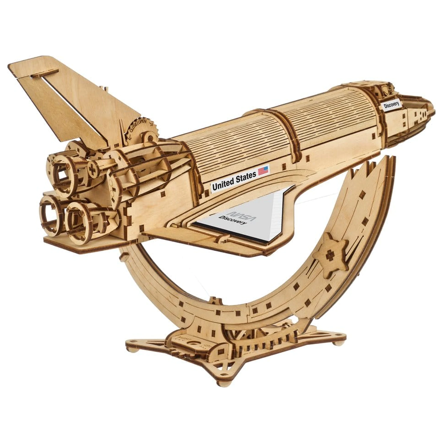 NASA 3D Drevené Puzzle Space Shuttle Discovery produktová fotografia