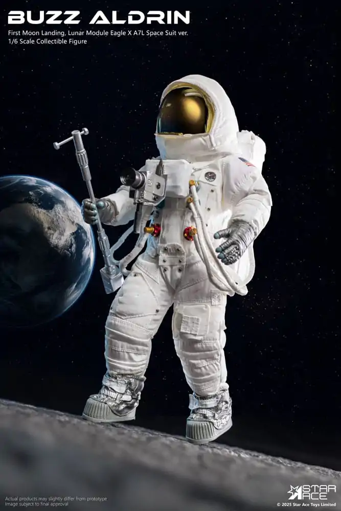 NASA Apollo 11 akčná figúrka 1/6 Buzz Aldrin 30 cm produktová fotografia