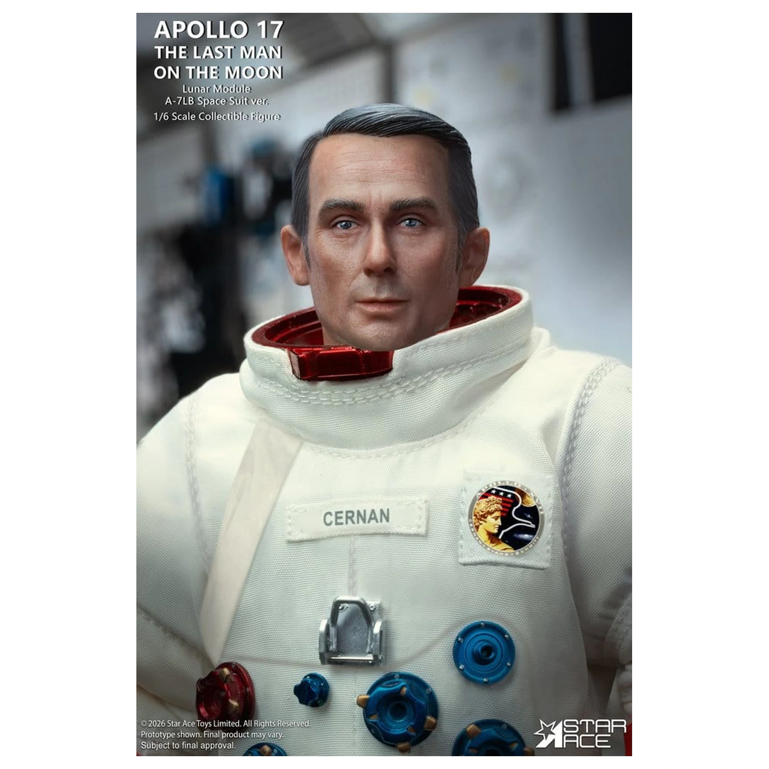 NASA Apollo 17 akčná figúrka 1/6 The Last Man on the Moon 30 cm produktová fotografia
