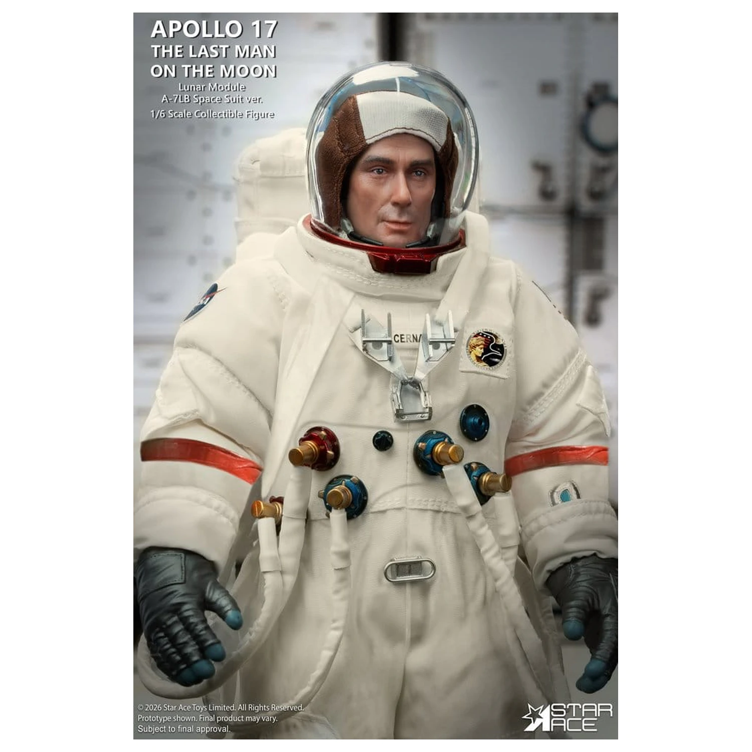 NASA Apollo 17 akčná figúrka 1/6 The Last Man on the Moon 30 cm produktová fotografia