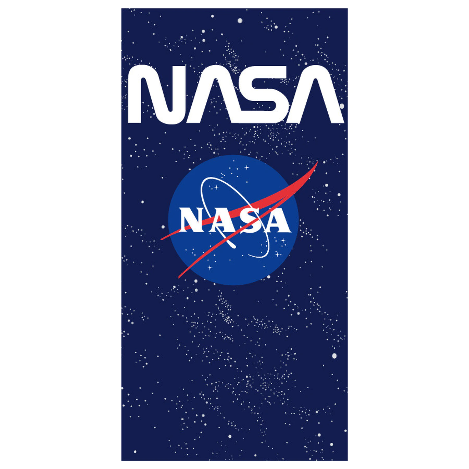 NASA modrý uterák 70x140cm produktová fotografia
