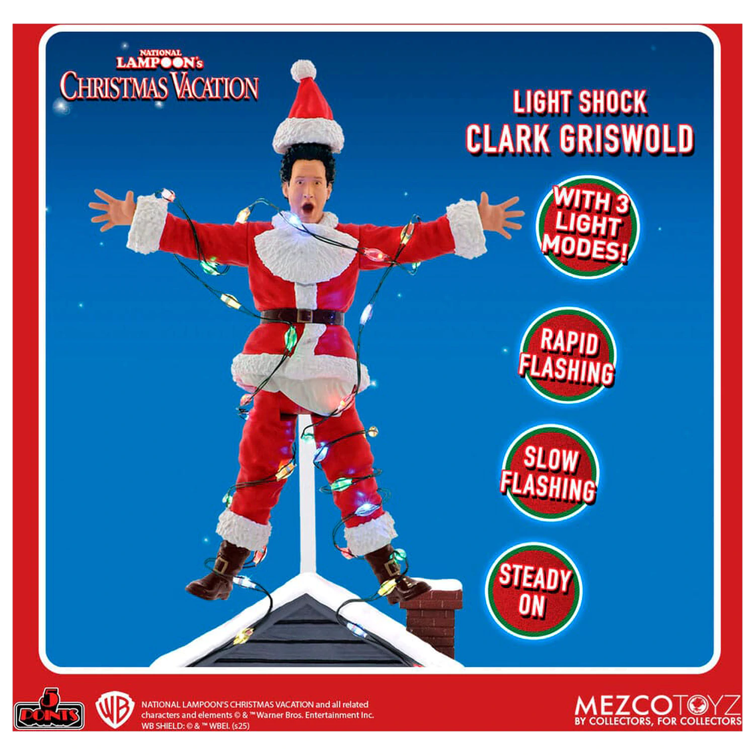 National Lampoon´s Christmas Vacation Clark Griswold Light Shock figúrka 10cm produktová fotografia