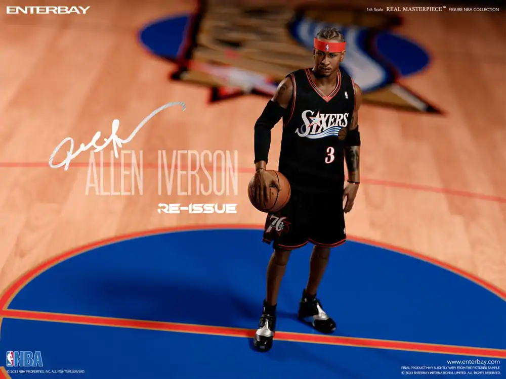 NBA Collection Real Masterpiece akčná figúrka 1/6 Allen Iverson Limited Retro Edition 30 cm produktová fotografia