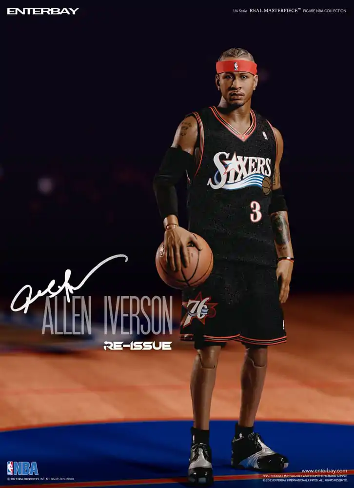 NBA Collection Real Masterpiece akčná figúrka 1/6 Allen Iverson Limited Retro Edition 30 cm produktová fotografia