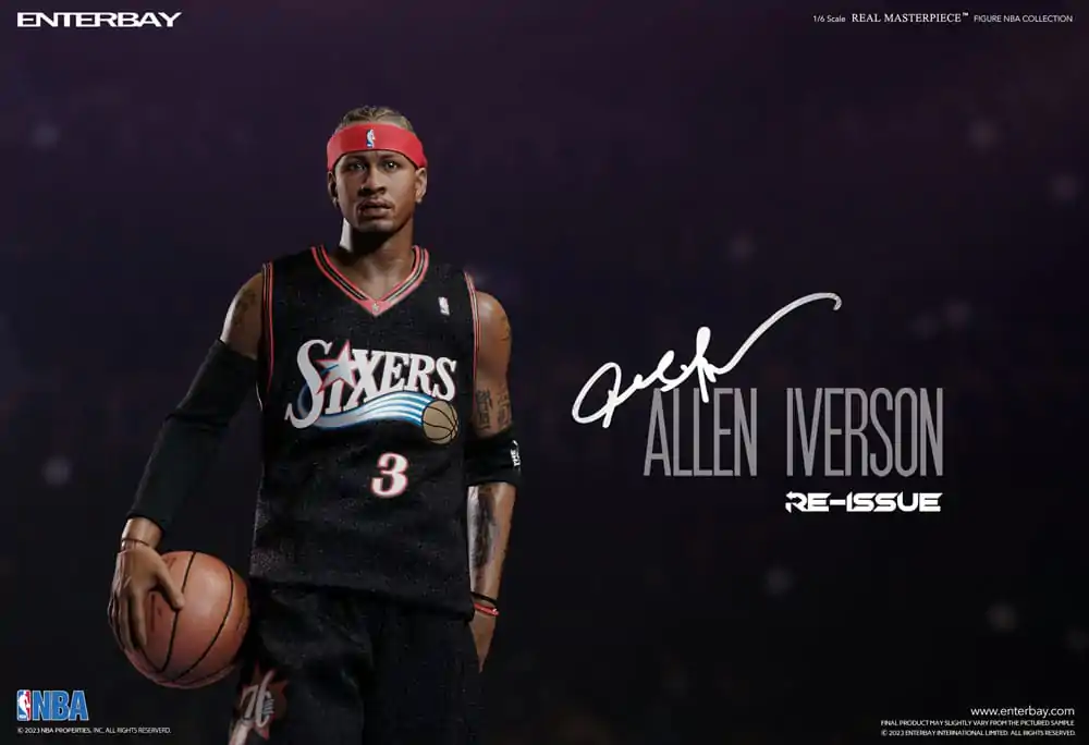 NBA Collection Real Masterpiece akčná figúrka 1/6 Allen Iverson Limited Retro Edition 30 cm produktová fotografia