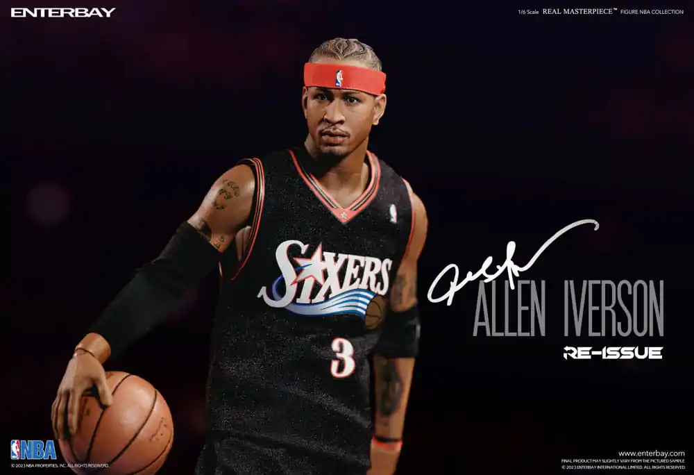 NBA Collection Real Masterpiece akčná figúrka 1/6 Allen Iverson Limited Retro Edition 30 cm produktová fotografia