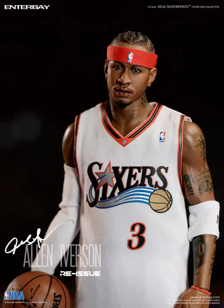 NBA Collection Real Masterpiece akčná figúrka 1/6 Allen Iverson Limited Retro Edition 30 cm produktová fotografia