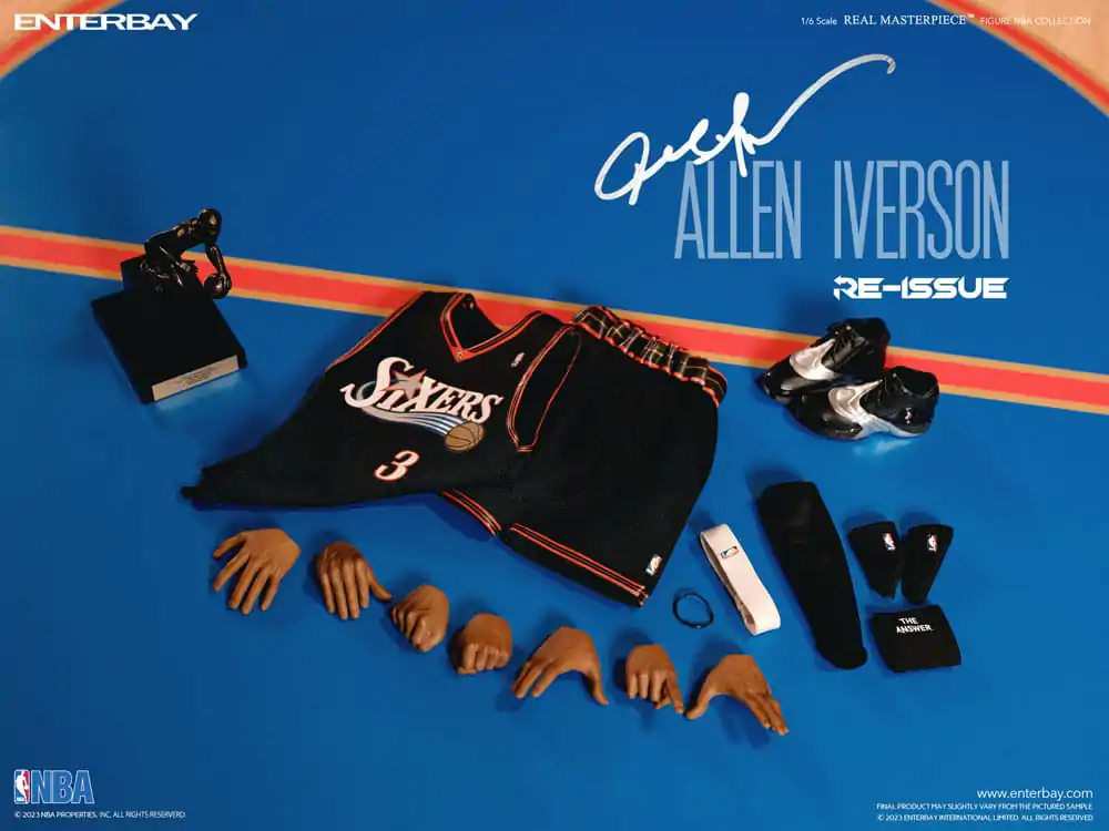 NBA Collection Real Masterpiece akčná figúrka 1/6 Allen Iverson Limited Retro Edition 30 cm produktová fotografia