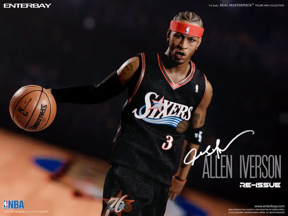 NBA Collection Real Masterpiece akčná figúrka 1/6 Allen Iverson Limited Retro Edition 30 cm produktová fotografia