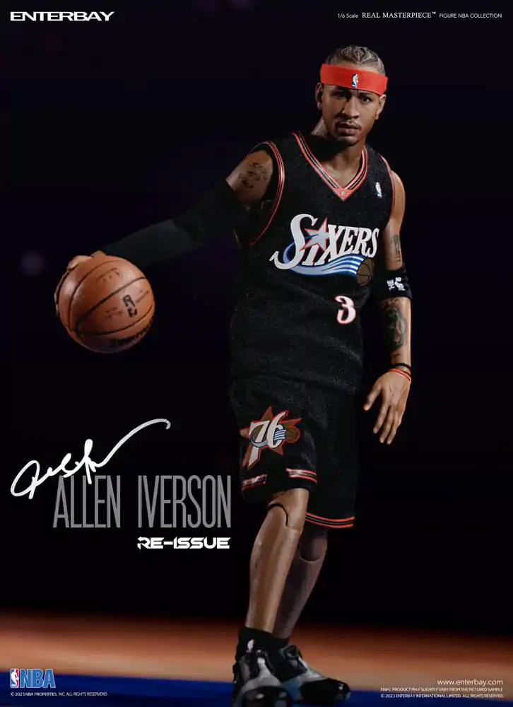 NBA Collection Real Masterpiece akčná figúrka 1/6 Allen Iverson Limited Retro Edition 30 cm produktová fotografia