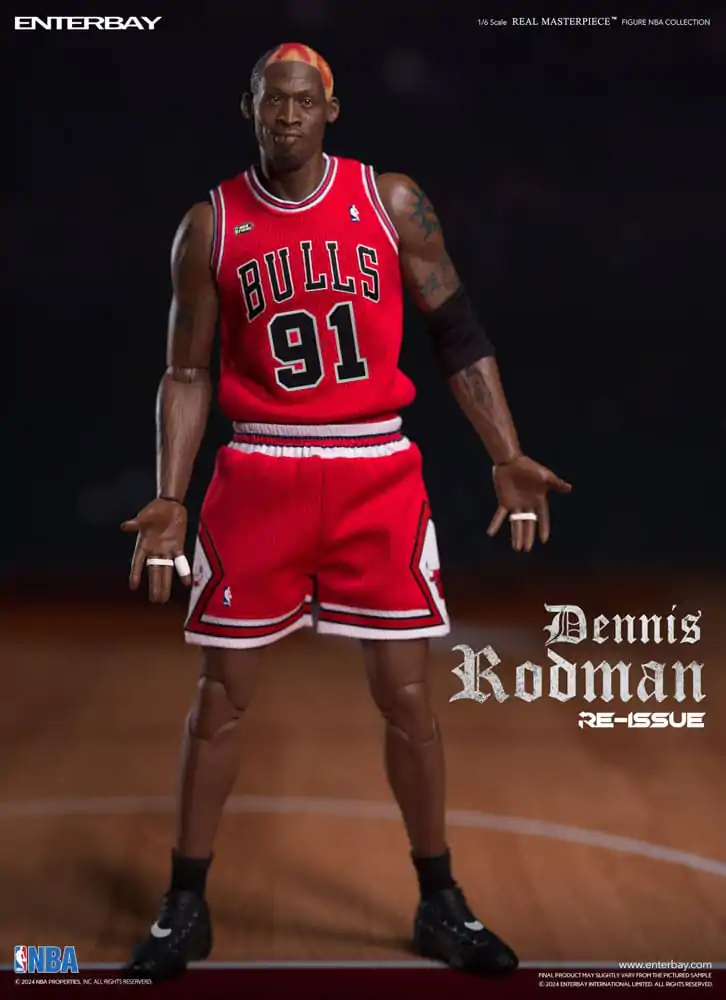 NBA Collection Real Masterpiece akčná figúrka 1/6 Dennis Rodman Limited Retro Editon 33 cm produktová fotografia