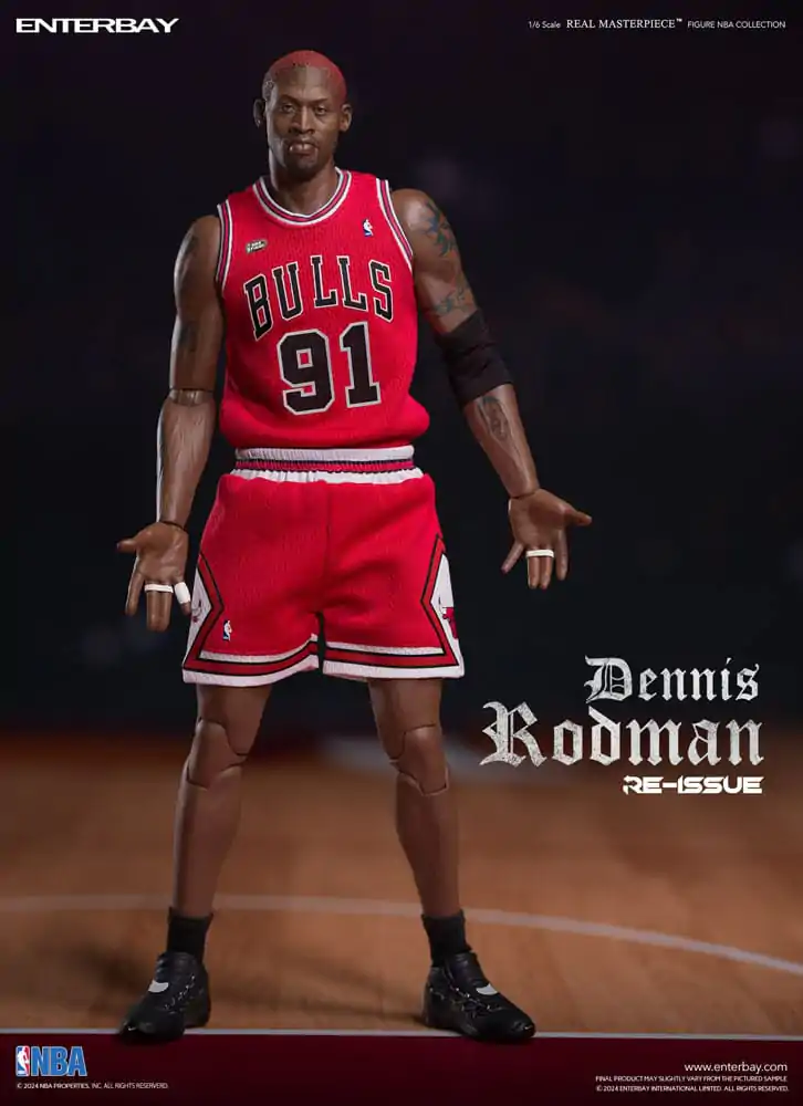 NBA Collection Real Masterpiece akčná figúrka 1/6 Dennis Rodman Limited Retro Editon 33 cm produktová fotografia