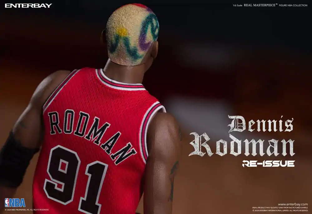 NBA Collection Real Masterpiece akčná figúrka 1/6 Dennis Rodman Limited Retro Editon 33 cm produktová fotografia