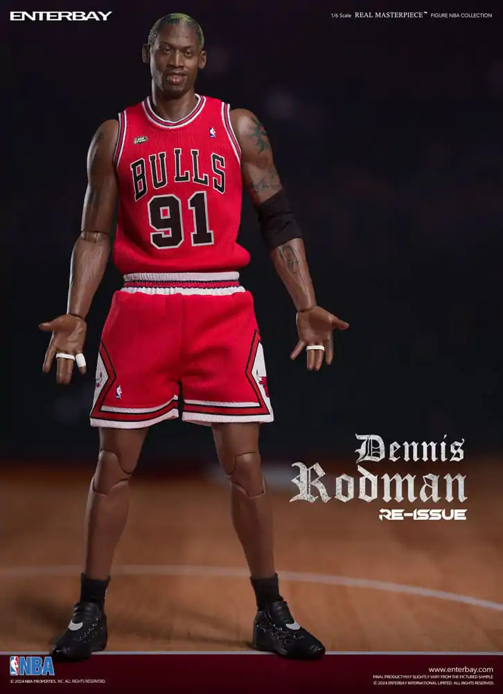 NBA Collection Real Masterpiece akčná figúrka 1/6 Dennis Rodman Limited Retro Editon 33 cm produktová fotografia