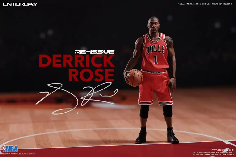 NBA Collection Real Masterpiece Akčná figúrka 1/6 Derrick Rose Limited Retro Edition 30 cm produktová fotografia