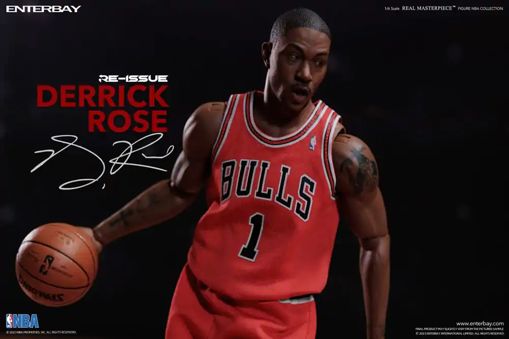 NBA Collection Real Masterpiece Akčná figúrka 1/6 Derrick Rose Limited Retro Edition 30 cm produktová fotografia