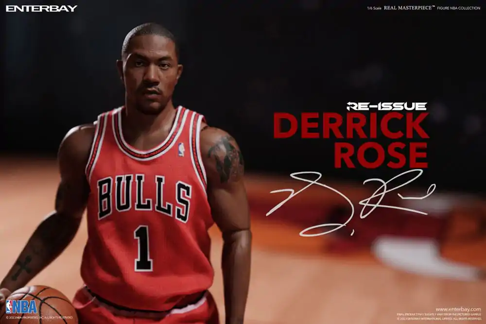 NBA Collection Real Masterpiece Akčná figúrka 1/6 Derrick Rose Limited Retro Edition 30 cm produktová fotografia