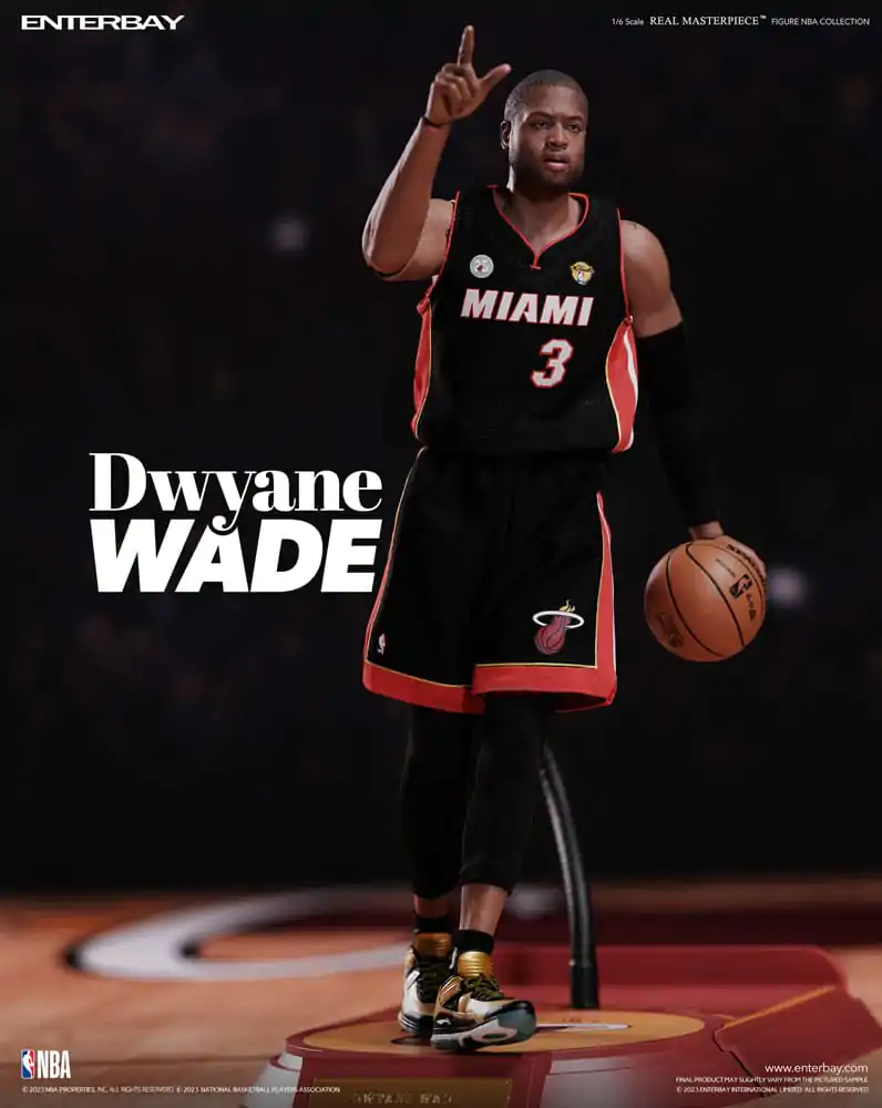 NBA Collection Real Masterpiece akčná figúrka 1/6 Dwyane Wade 30 cm produktová fotografia