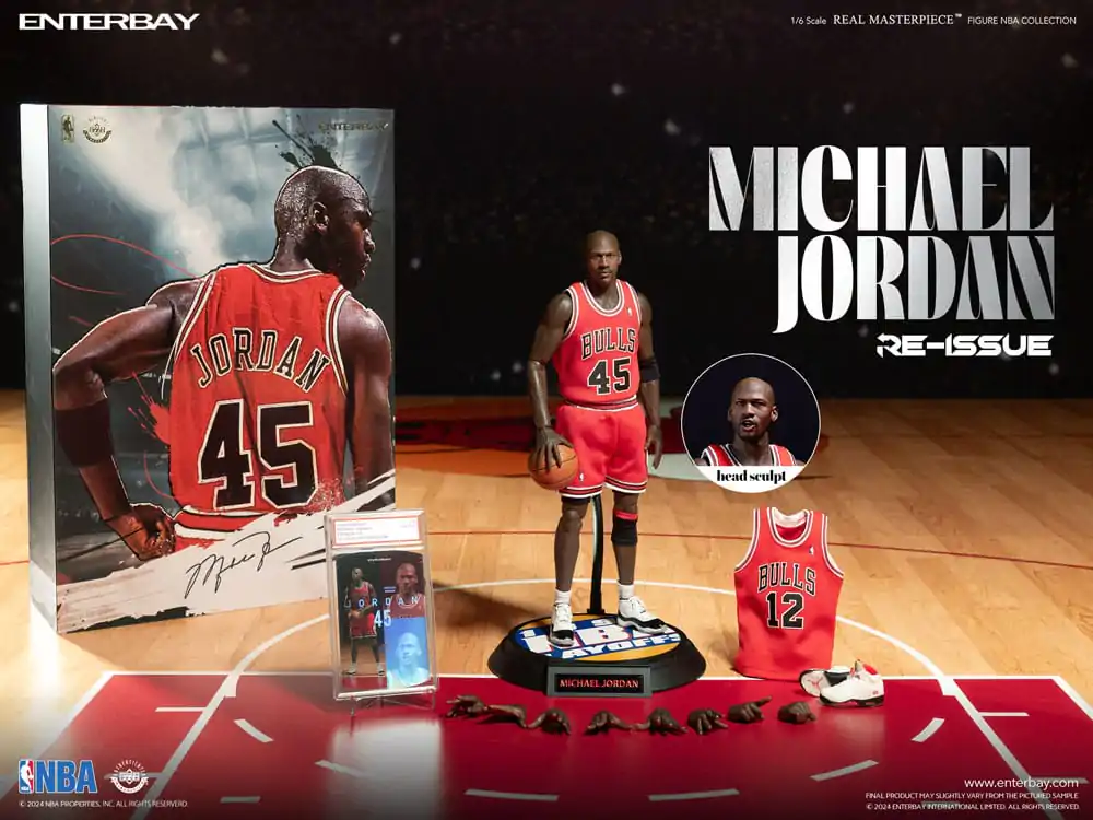 NBA Collection Real Masterpiece Akčná figúrka 1/6 Michael Jordan I'm Back Edition Limited 30 cm produktová fotografia