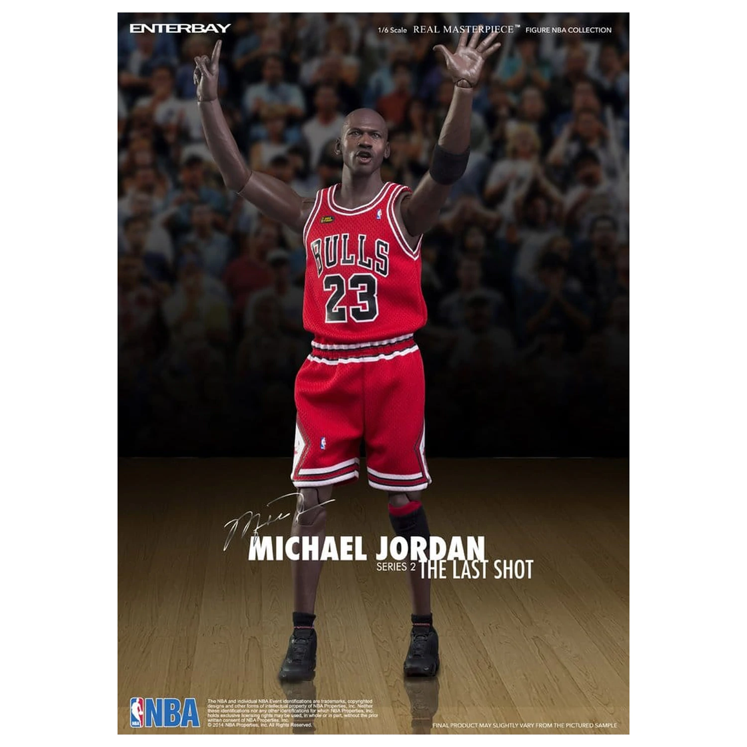 NBA Collection Real Masterpiece akčná figúrka 1/6 Michael Jordan Series 2 (Road Jersey Edition) 33 cm produktová fotografia