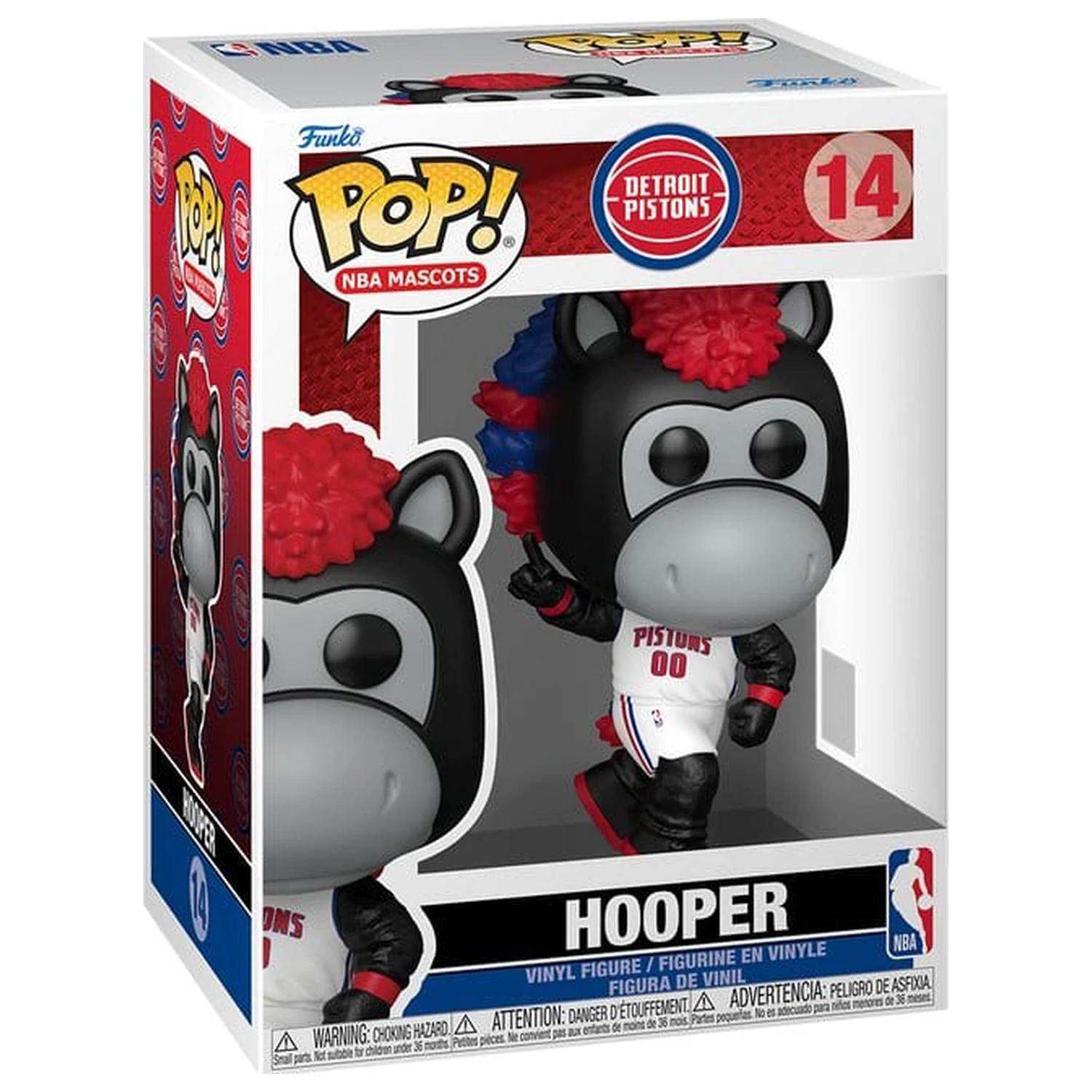 NBA Funko POP! basketbalová vinylová figúrka maskoti: Pistons- Hooper 9 cm produktová fotografia