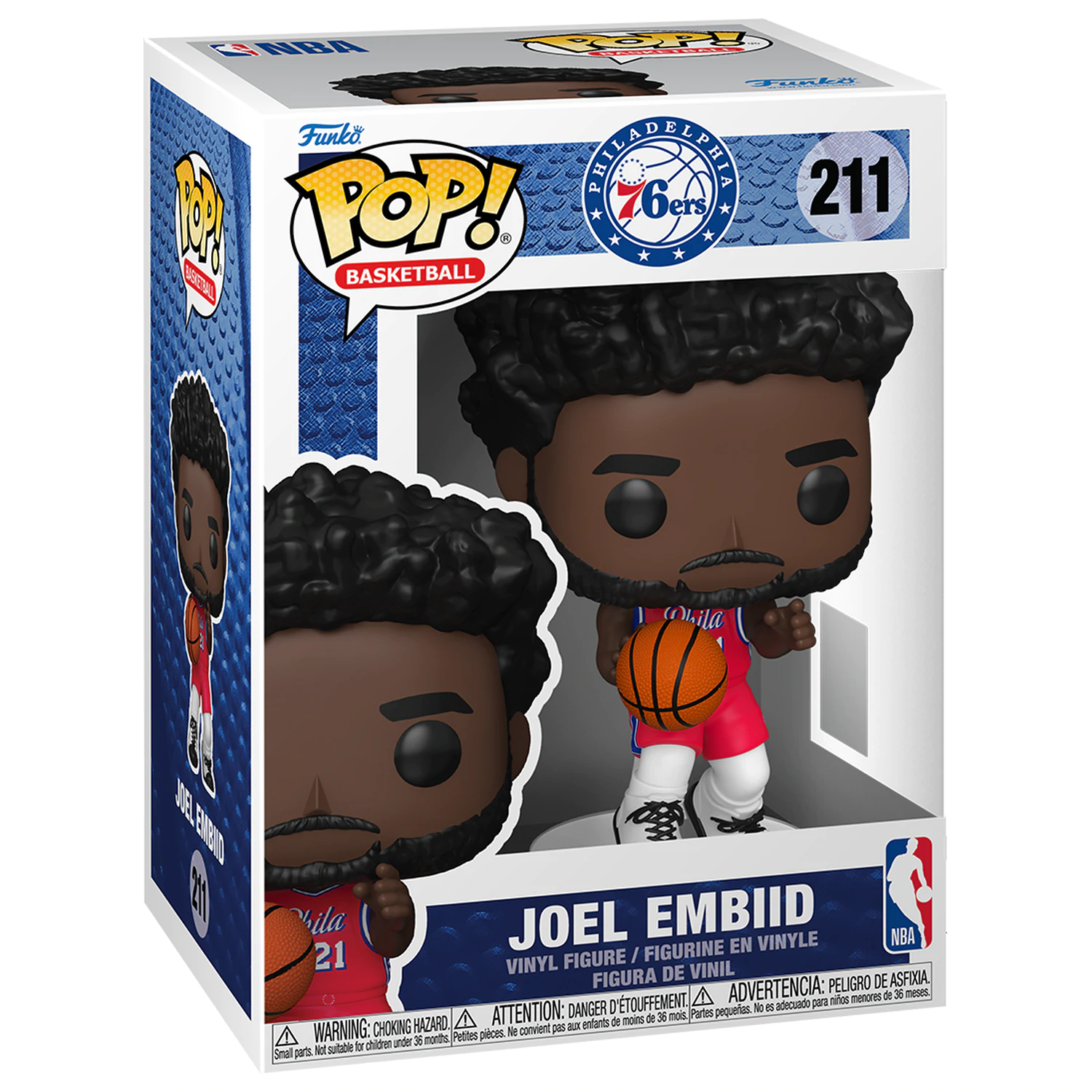 NBA Legends Funko POP! Sports Vinylová figúrka 76ers- Joel Embiid 9 cm produktová fotografia